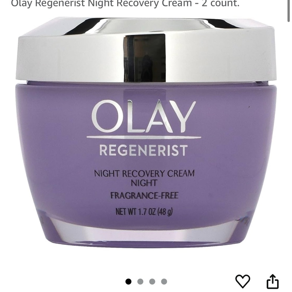 OLAY Regenerist Night Recovery Cream - Silver and Purple